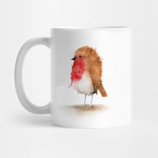 Robin, Bird, Watercolour Illustration Mug